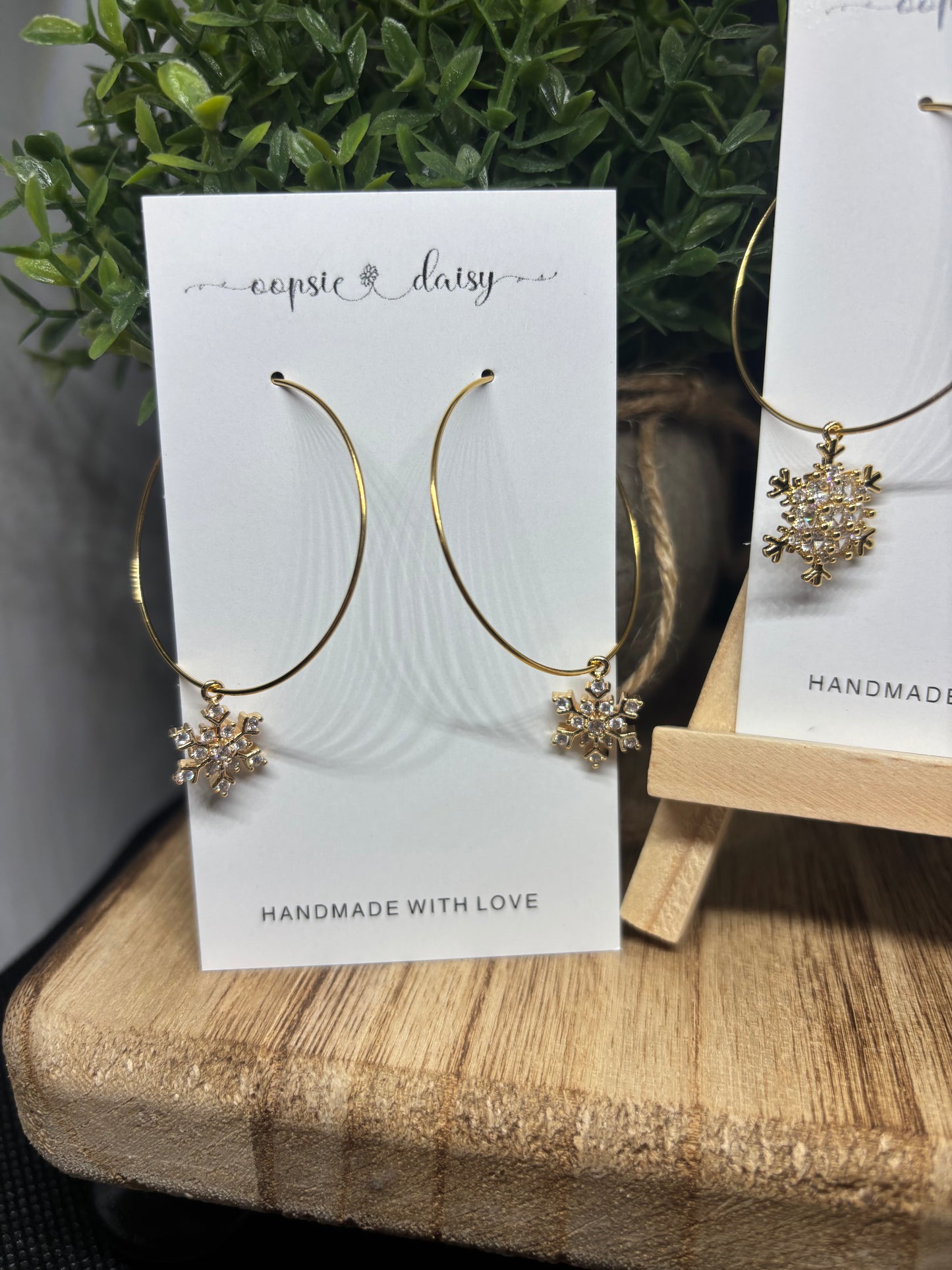 Snowflake hoops