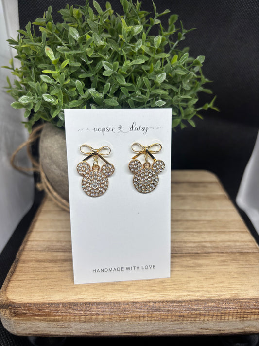 The Mickey rhinestone pair