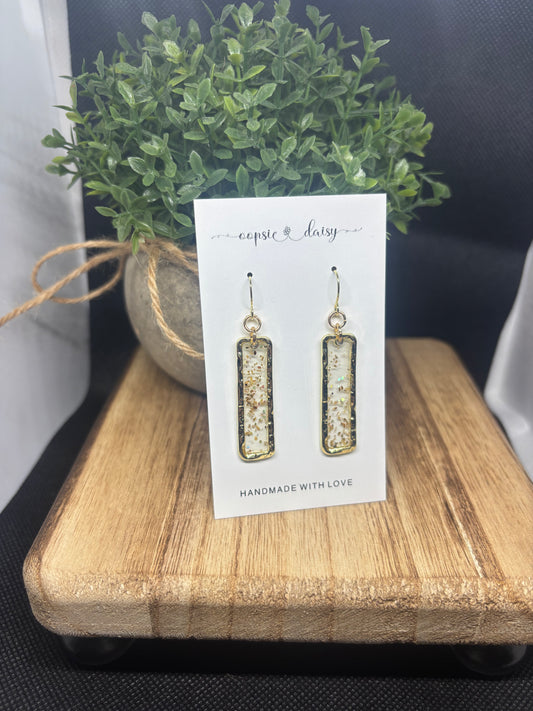 Speckled Glitter rectangles