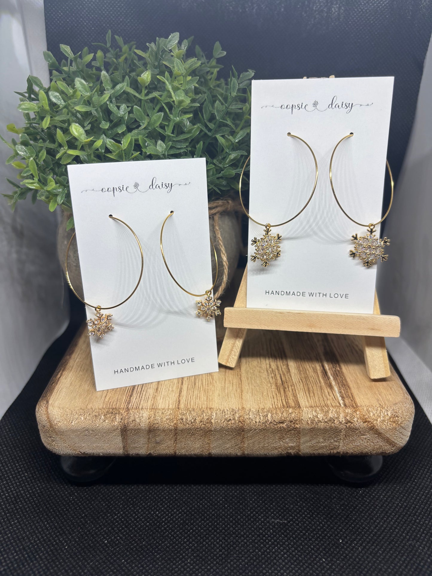 Snowflake hoops