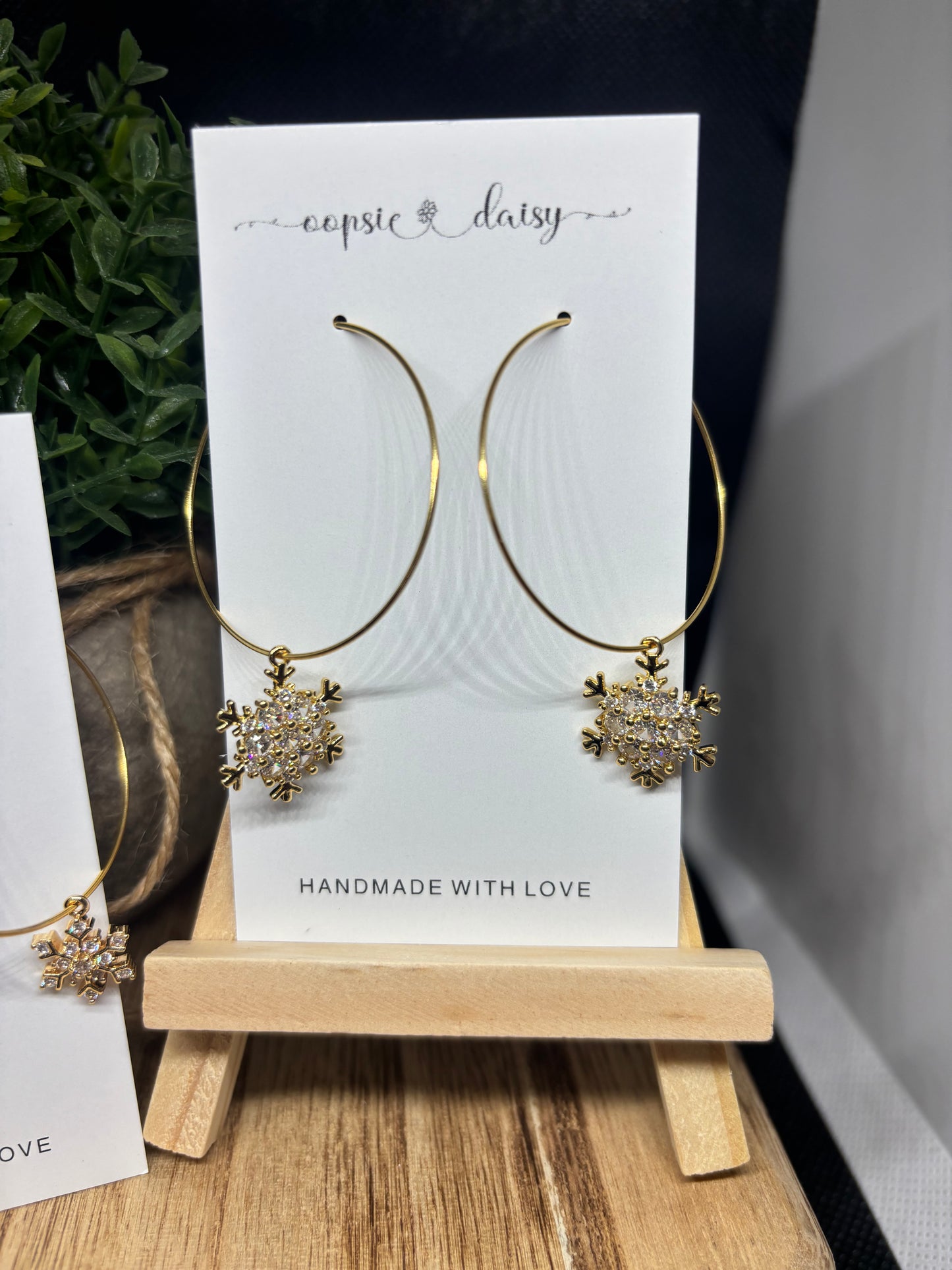 Snowflake hoops